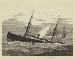 Die Kollision vor Dover, Untergang der Strathclyde